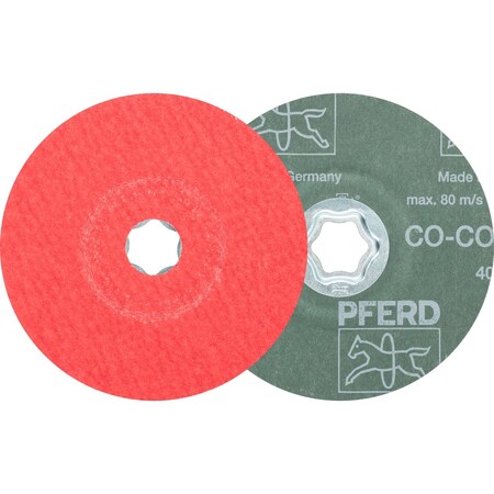 Pferd Combiclick Fiber Disc, 5", Co-Cool, 60 Grit 40735